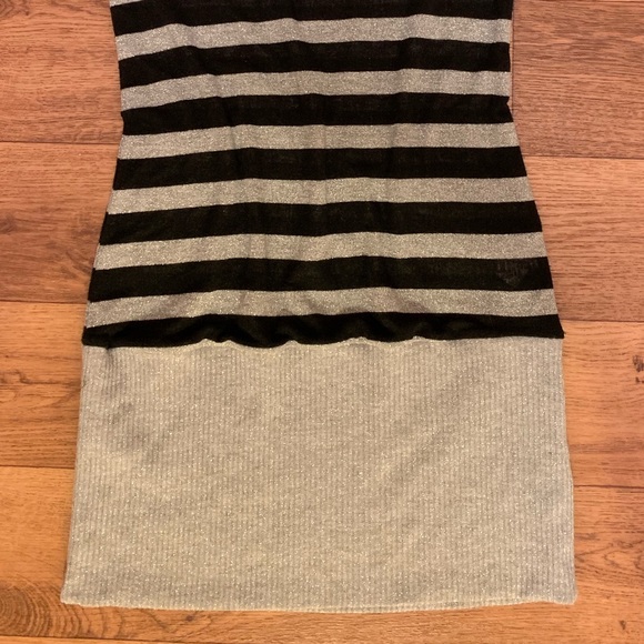 glitter dress stripped dress - Picture 4 of 5